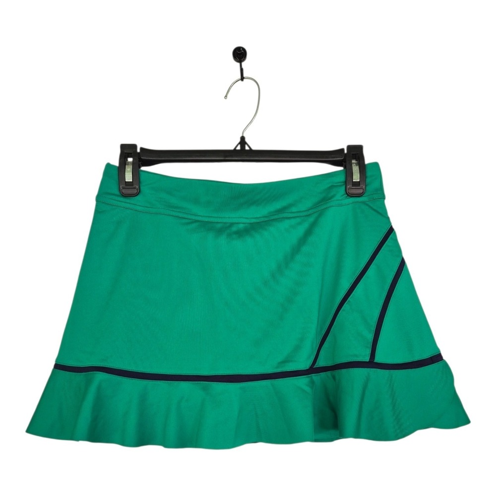 Inphorm Angelika Tennis Golf Skort Green Ruffle Athletic Skort Tennisprep
